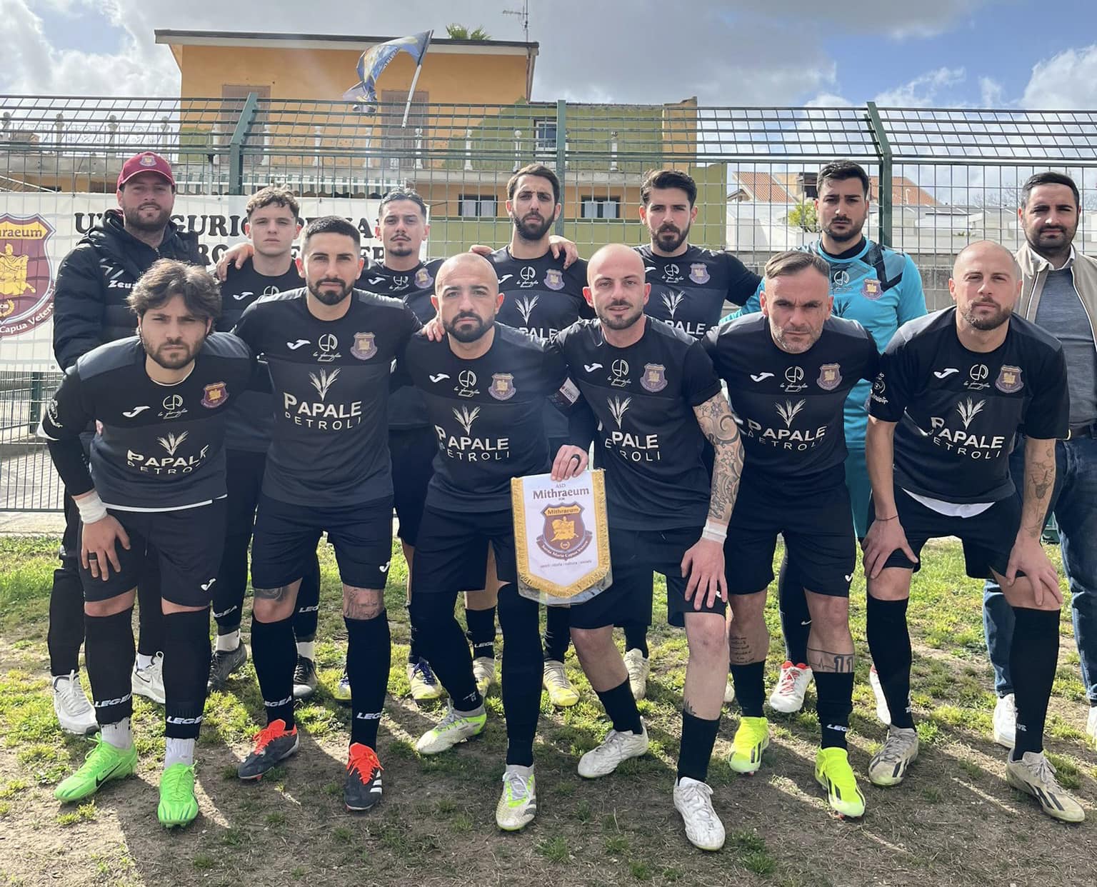 II CATEGORIA. Mithraeum, la vittoria contro lo Sparanise vale il secondo posto