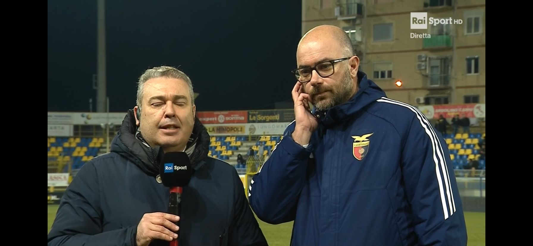 DOPO 45′ AL MENTI. Degli Espositi: “L’avevamo preparata così”. Langella: “C’è da capire cosa è successo in area di rigore”