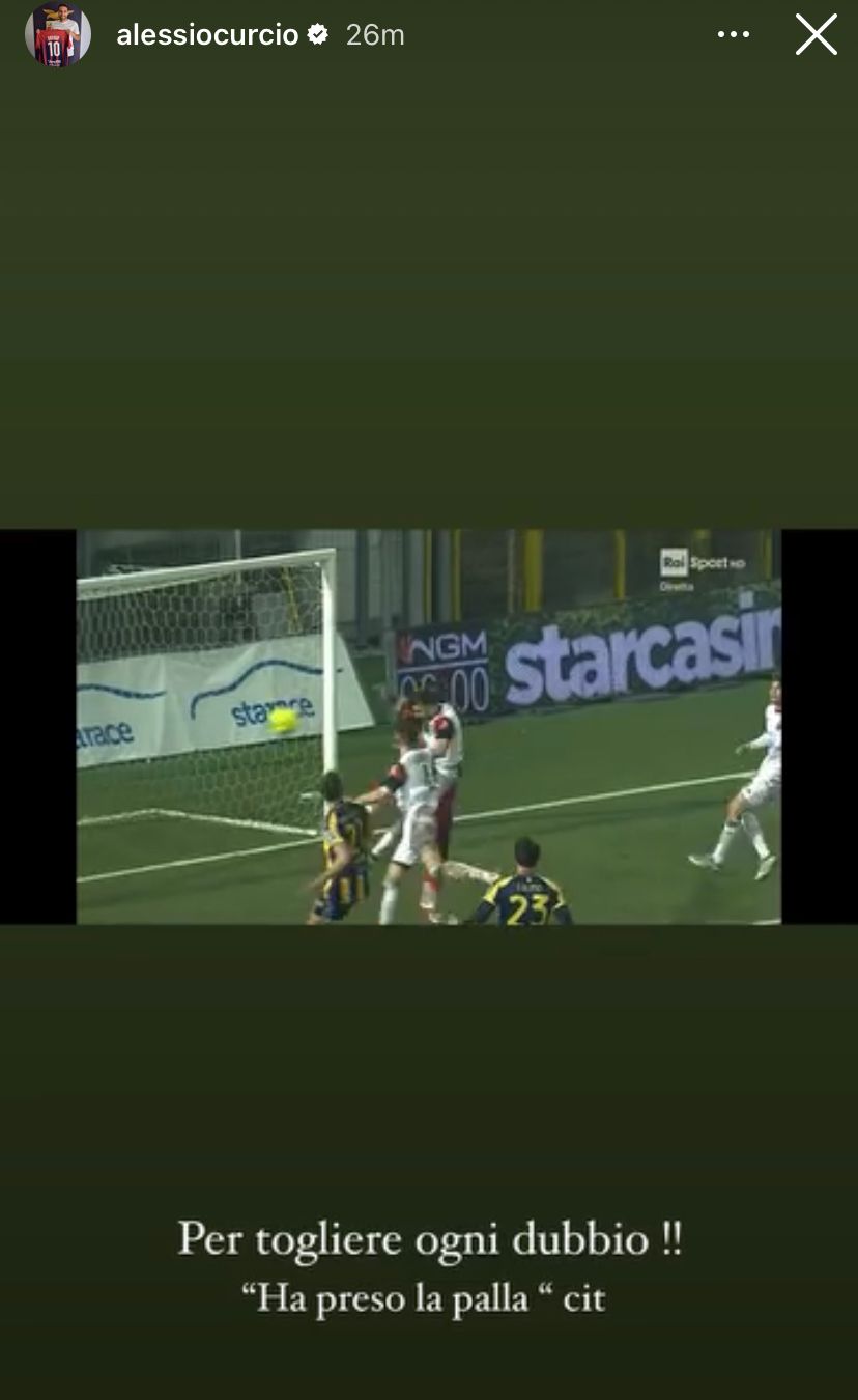 L’IRONIA SUL RIGORE. Casertana, Curcio sui social: “Ha preso la palla”. Ecco il video