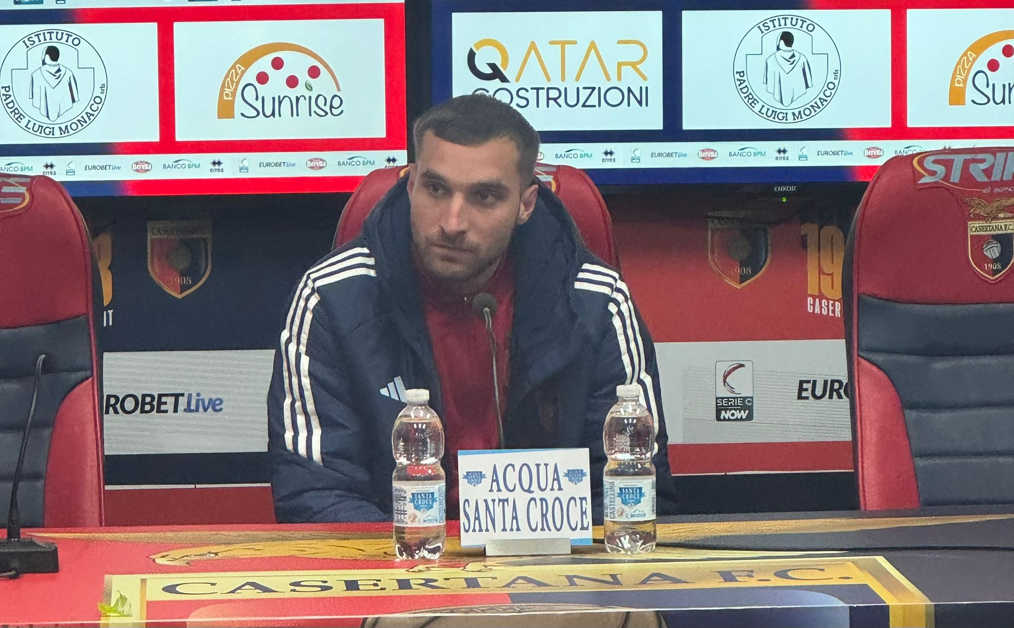 CASERTANA BLOCCATA IN CASA. L’analisi di Damian: “Facciamo fatica sotto porta, ma presto ci lasceremo alle spalle questo periodo no