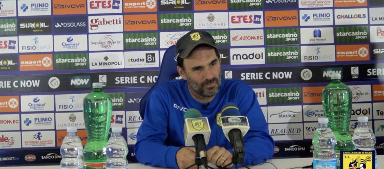 LA VIGILIA. J. Stabia, Pagliuca: “Contro la Casertana dobbiamo lottare forte e giocare”