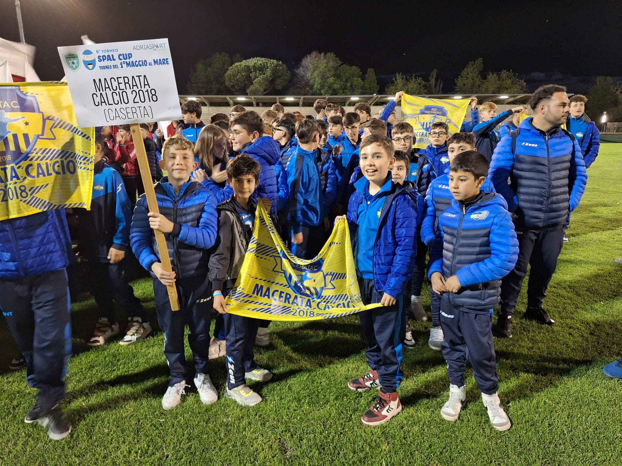NELLA SPAL CUP. Il Macerata Calcio 2018 cala il ‘triplete’ a Ferrara e mette in bacheca altri trofei