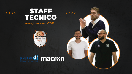 La Paperdì Juvecaserta completa lo staff tecnico