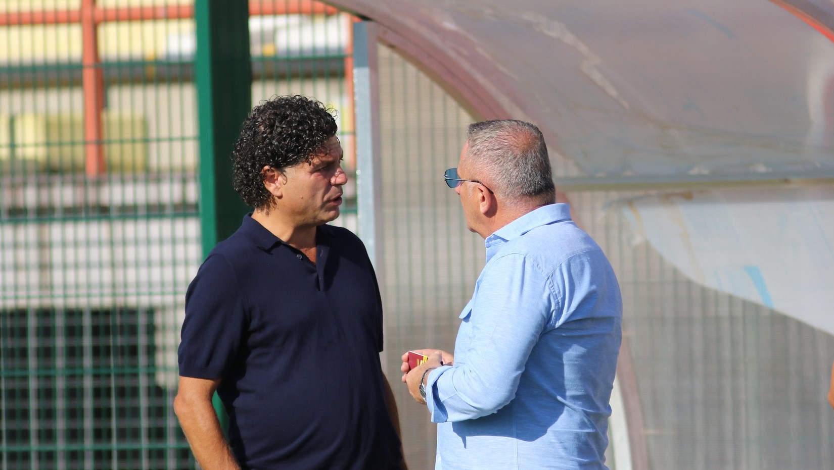 I presidente Domenico Diana e Vincenzo Del Villano