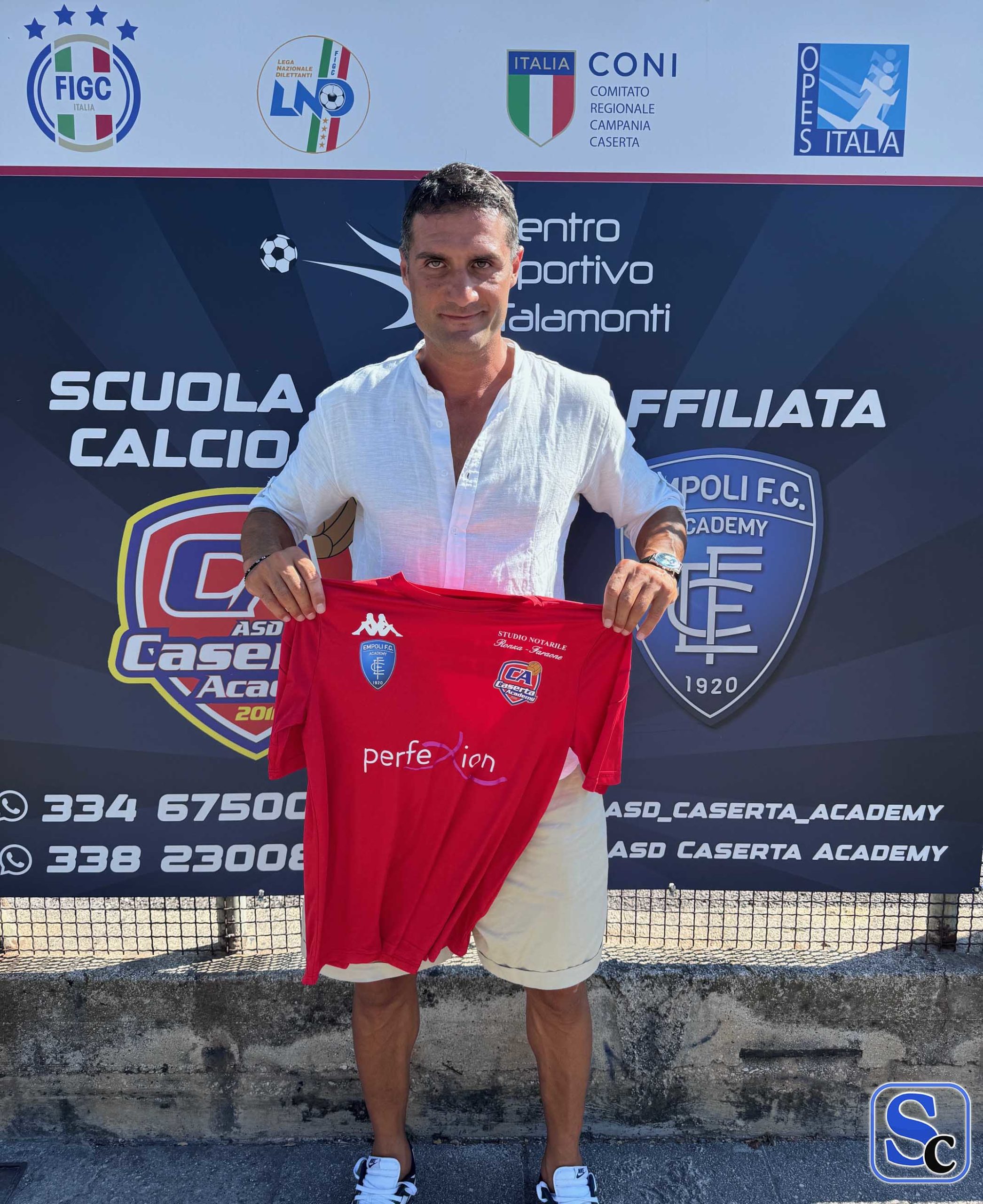 LA GRANDE NOVITA’. Che colpo della Caserta Academy: Pasquale Iadaresta è il nuovo responsabile tecnico