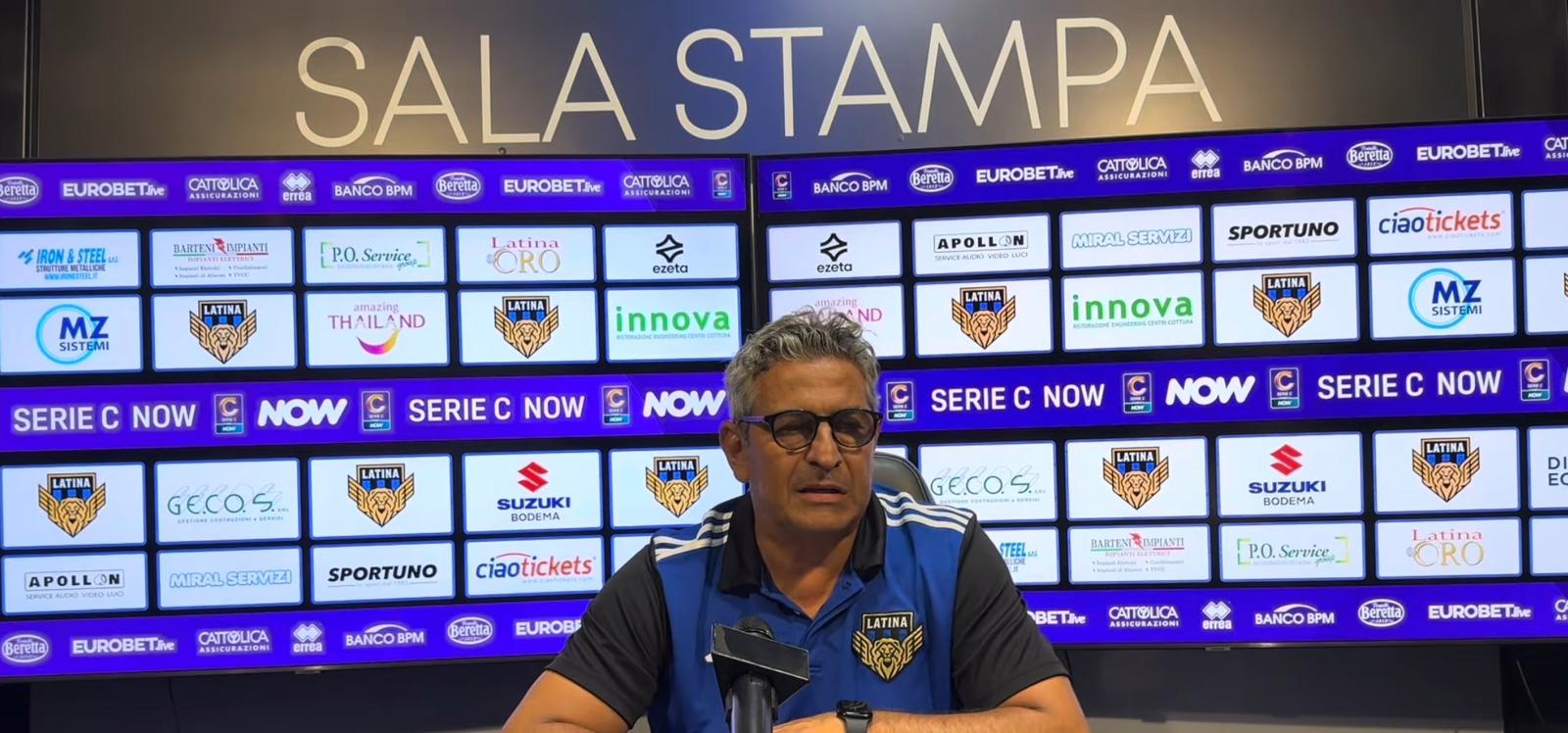 LATINA, Padalino: “Conto la Casertana sarà una squadra diversa rispetto a quella che avete visto contro il Perugia”