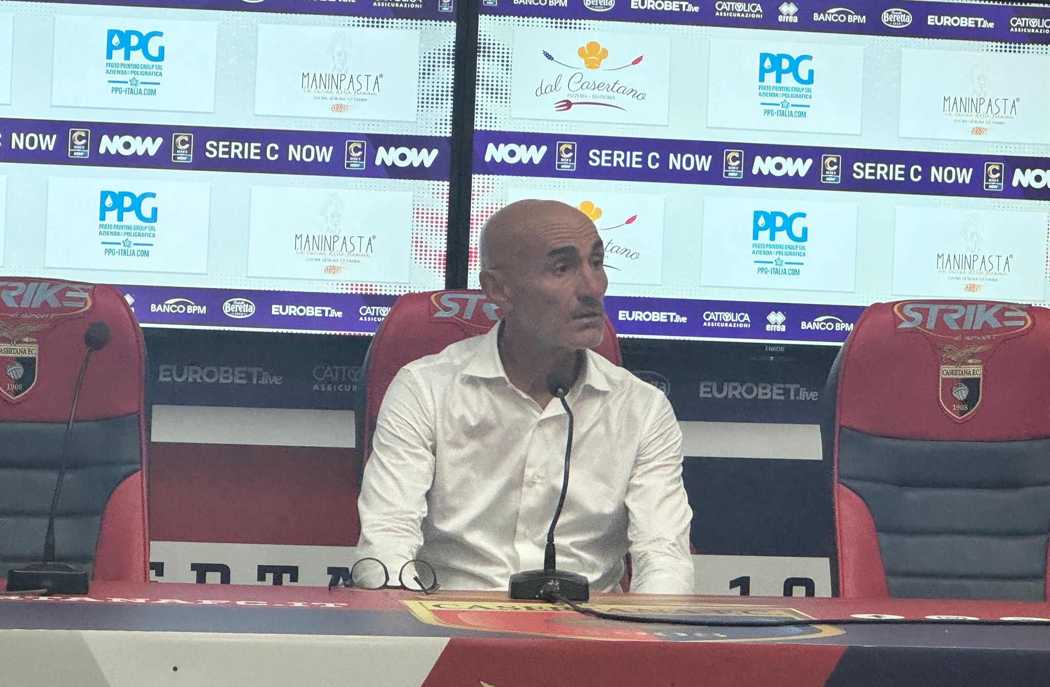 SALA STAMPA. La Casertana cede in rimonta alla Juventus, Montero: ”Grande secondo tempo dei miei”