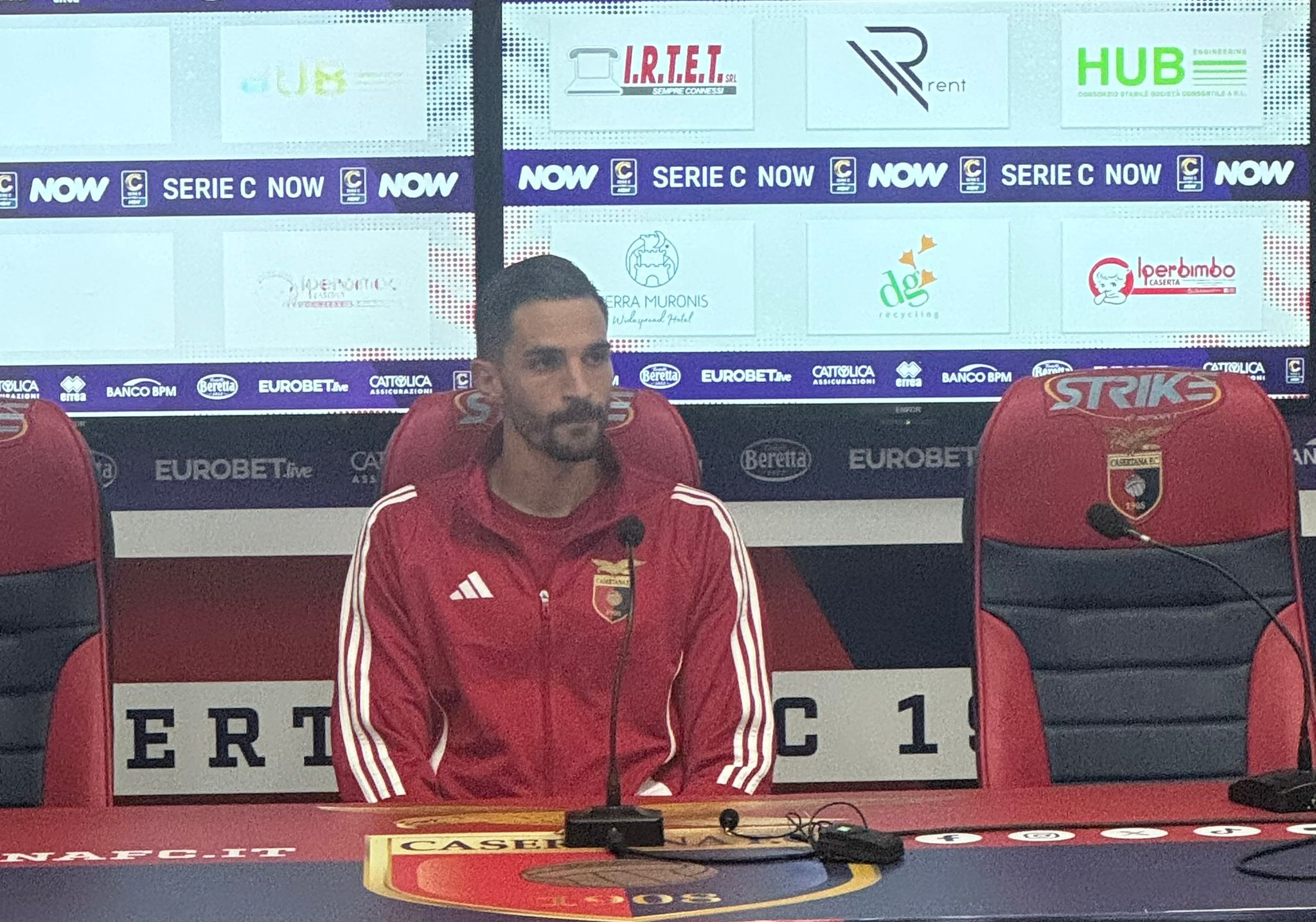 Casertana ancora ko al Pinto col Catania, Bacchetti: “Una sconfitta molto amara. Impareremo dai nostri errori”