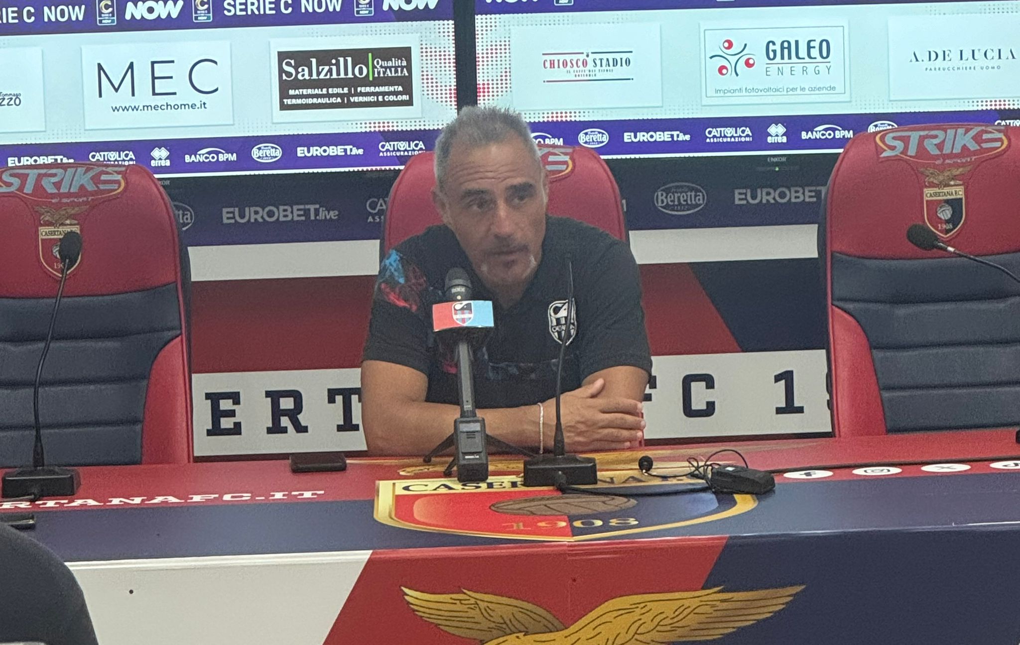 Il Catania passa a Caserta, Toscano: “Vittoria meritata, felice di poter allenare Montalto”