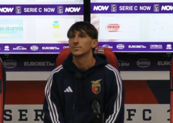 SALA STAMPA. Casertana, Collodel: “Fa rabbia il fatto che perdiamo punti contro squadre costruite per vincere”