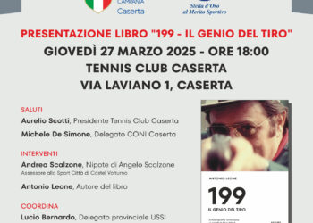 Al Tc Caserta la presentazione del libro su Angelo Scalzone ‘199 il genio del tiro’
