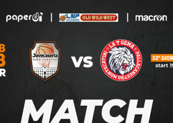 JUVECASERTA IN CAMPO SABATO. La Gema Montecatini al Palapiccolo, coach Cagnazzo: “Hanno tante armi da usare dentro e fuori area. Servirà intensità e grande difesa”