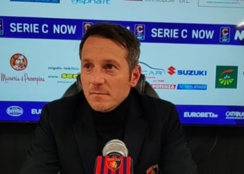 Potenza, De Giorgio: “Non è stata una bella partita. Brava la Casertana a prenderci con grande coraggio uomo contro uomo”
