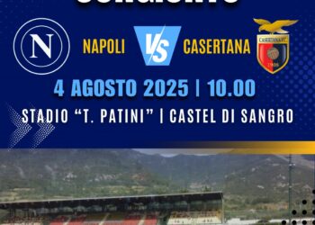 LUNEDI’ MATTINA. Torna l’amichevole estiva con il Napoli: info e biglietti per il test di Castel di Sangro