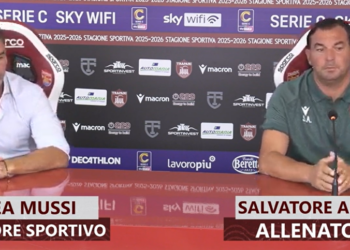 Trapani, Aronica: “affrontiamo la Casertana che tra le squadre affrontate in questa prima fase è la più completa”