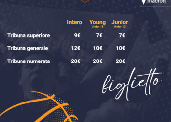 Da oggi in vendita i biglietti per Juvecaserta-Jesi di domenica