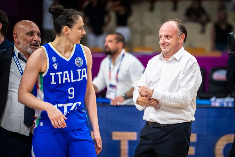 Andrea Capobianco
Italia Italy - Slovenia
Group Phase · Group B
FIBA Women's EuroBasket 2025
Bologna, 19 giugno 2025
Foto A.Gilardi/Ag. Ciamillo-Castoria