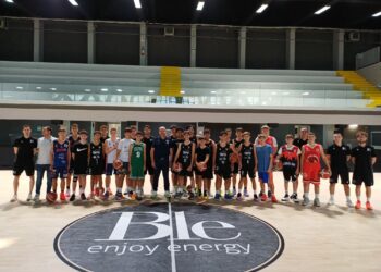 I giovani della Decò Juvecaserta a lezione da coach Capobianco