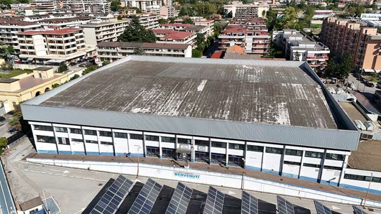 Una veduta dello stadio del nuoto