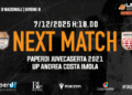 NIENTE DISTRAZIONI. Imola sulla strada della Paperdì Caserta, Lardo: “Avversario da non sottovalutare. Servirà una grande gara”