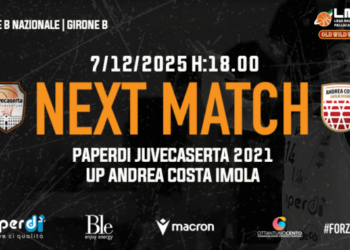 NIENTE DISTRAZIONI. Imola sulla strada della Paperdì Caserta, Lardo: “Avversario da non sottovalutare. Servirà una grande gara”