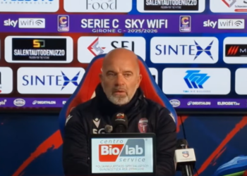 Casarano, Giampaolo: “La Casertana è una squadra che non molla mai. Il rigore era netto”