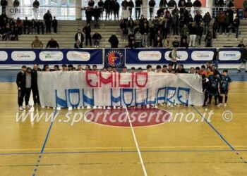 VIDEO. Casertana Futsal, terzo posto e playoff con una dedica speciale: “Forza Emilio ti aspettiamo”