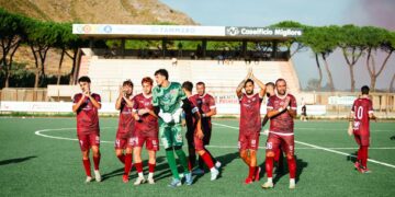 L’ALVIGNANO SPEGNE LE AMBIZIONI DEL MONDRAGONE CITY: rossoblù e granata si dividono la posta in palio