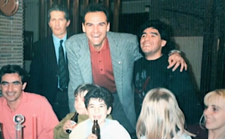 Oscar e Maradona a fine 89