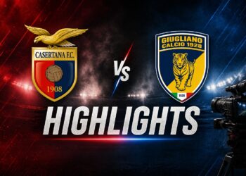 VIDEO. La Casertana non sfonda il bunker del Giugliano, tigrotti salvi e falchetti ai playoff da quinti. Gli highlights della gara