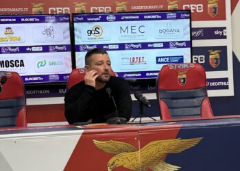 Casertana, Coppitelli. “Passaggio del turno meritato. Sorpreso dall’arbitraggio”