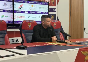 Casertana, Coppitelli: “La differenza negli episodi, amareggiato per l’arbitraggio. A Salerno per una bella partita”