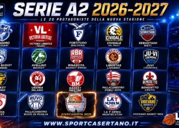 CHIUSA LA STAGIONE DI SERIE B. Ecco la nuova serie A2: la Juvecaserta ritroverà antiche sfide dal sapore amarcord