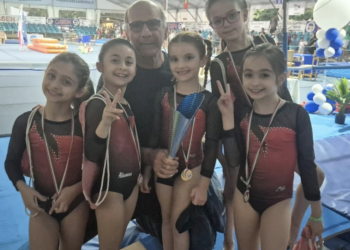 Castel Volturno applaude la piccola Desideria Cretella: a soli 7 anni è vicecampionessa nazionale CSEIN di ginnastica artistica