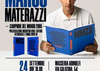 Marco Materazzi incontra i fan:  un evento esclusivo tra ricordi, libri e musica