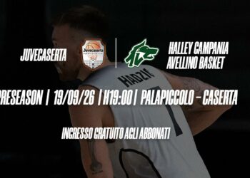 Sabato ultimo scrimmage precampionato per la Juvecaserta. Ecco i prezzi dei biglietti per l’amichevole contro Avellino